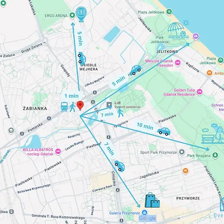 Coconut - 5 Min To Baltic Sea Gdańsk